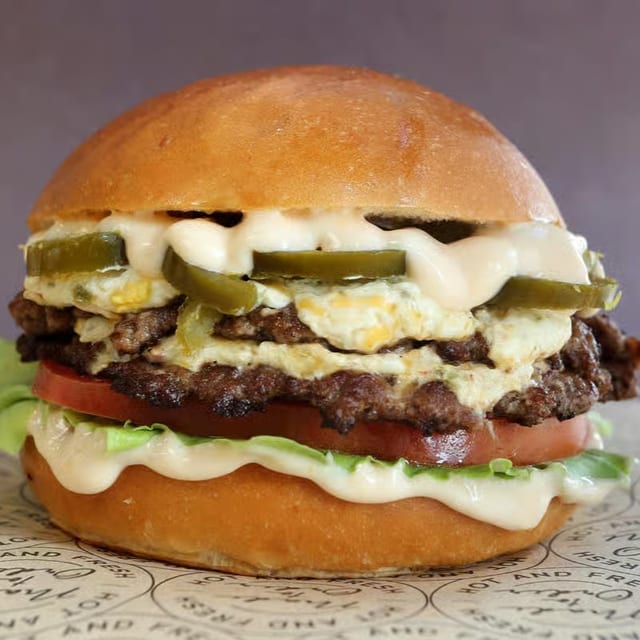 7 - Spicy Cheese Blend Burger.