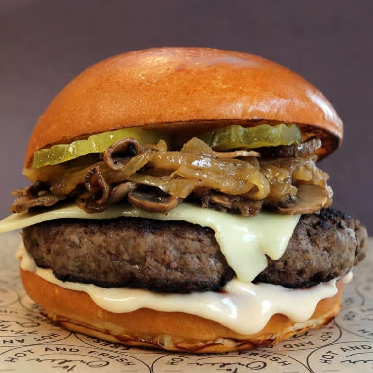 Mushroom Burger Delight