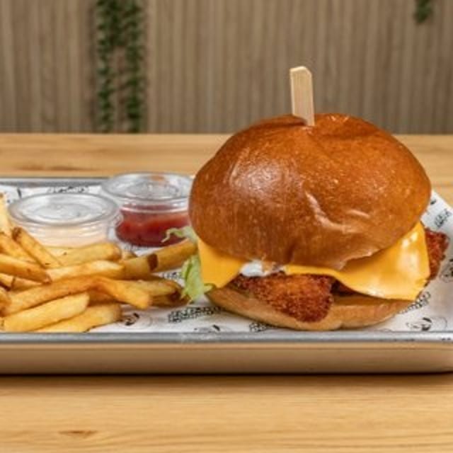 Baghdad Crispy Chicken Sandwich.