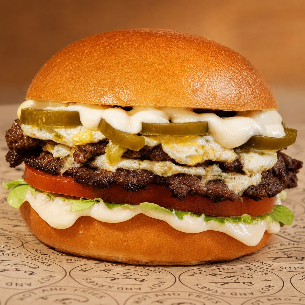 7 - Spicy Cheese Blend Burger.