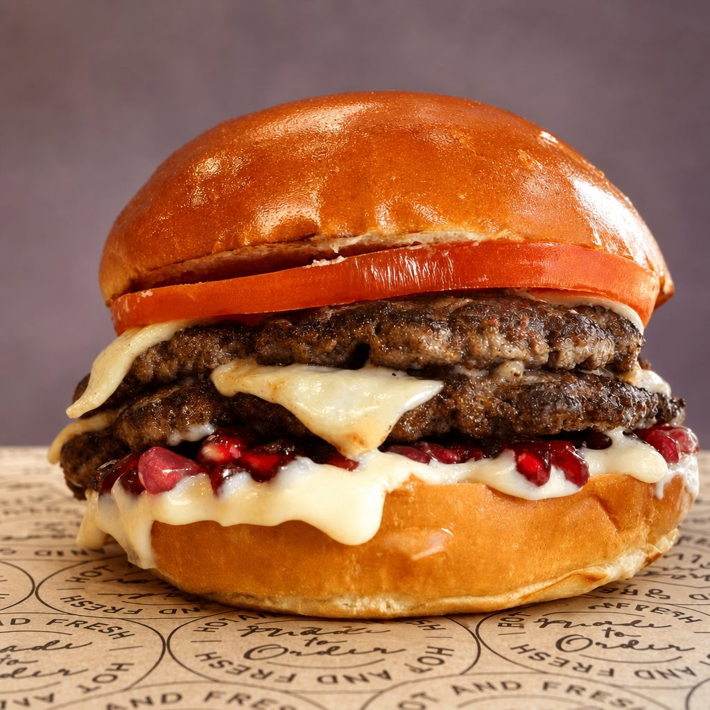 8 - Pomegranate Smash Burger.